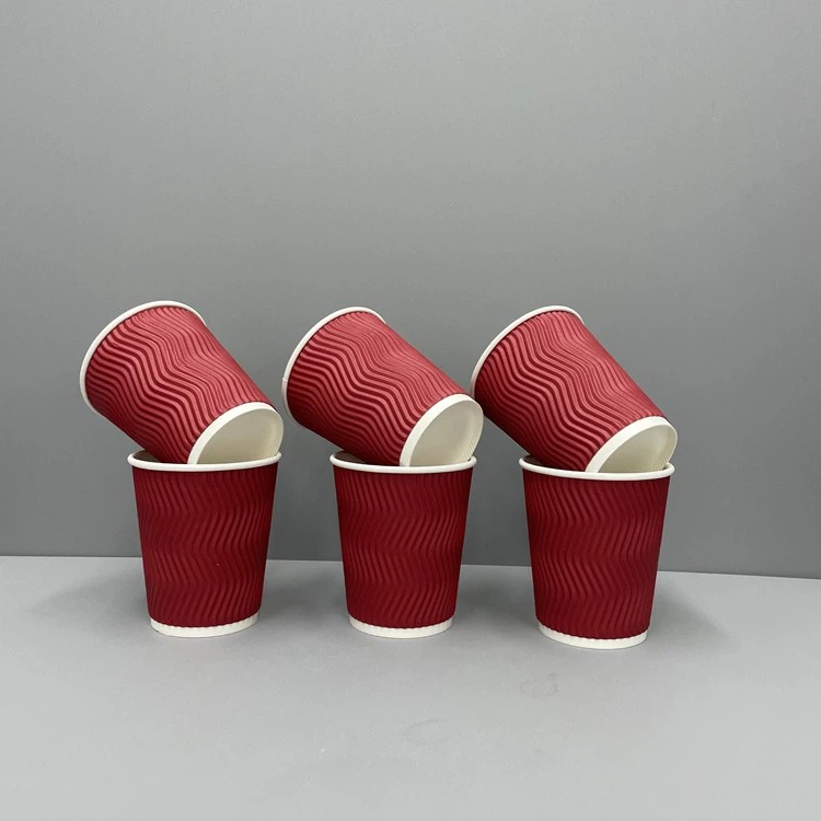 12oz Ripple Cups With Lids