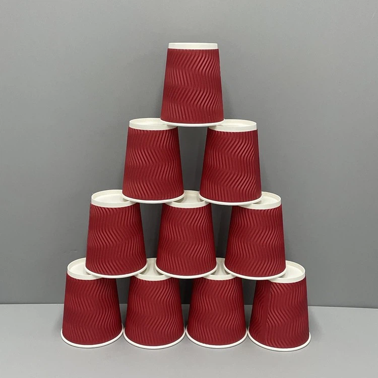 12oz Ripple Cups With Lids