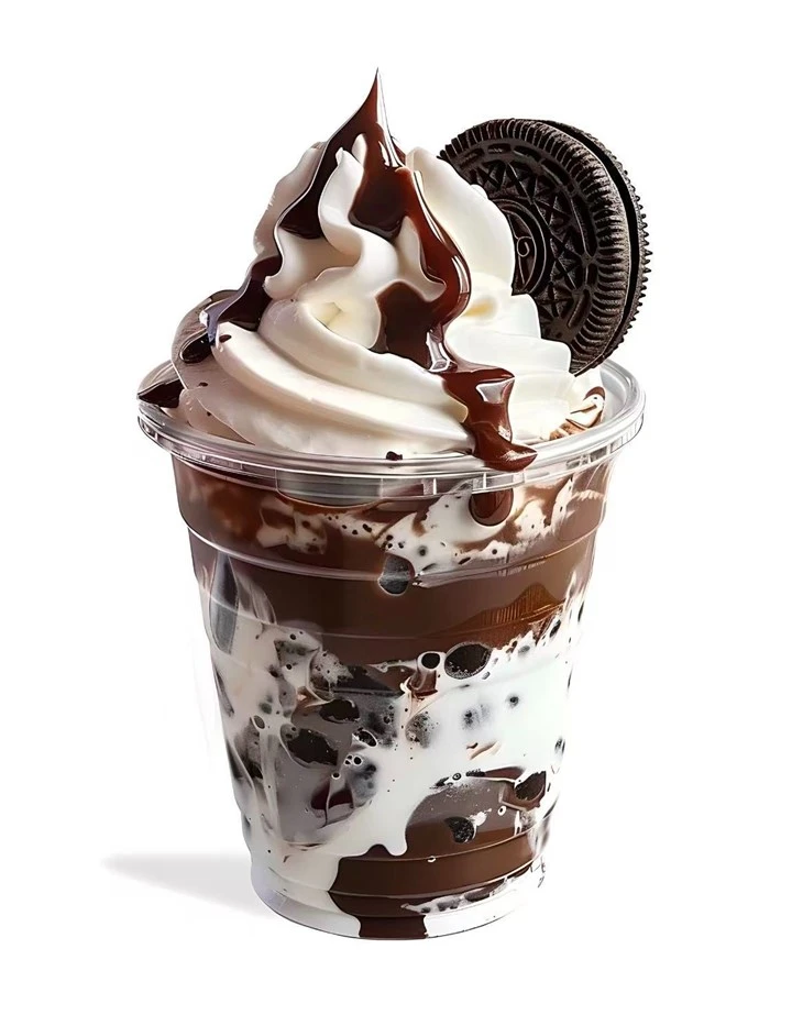12 Oz Disposable Clear Plastic Cups For Ice Cream factory