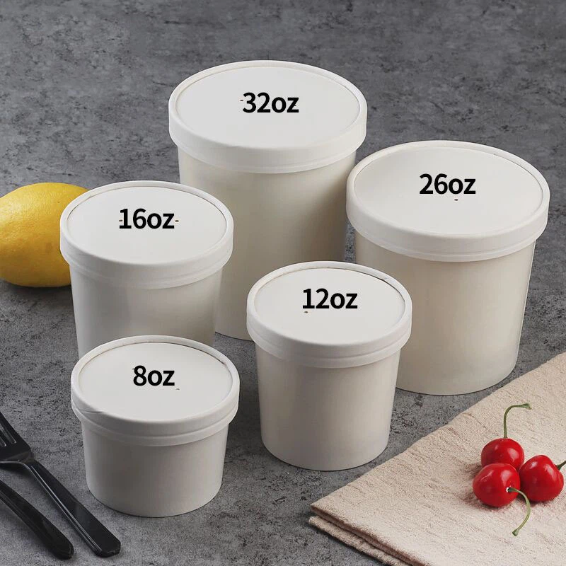 white soup container white soup container